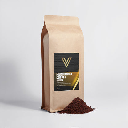 Café con hongos y melena de león y chaga, 16 oz